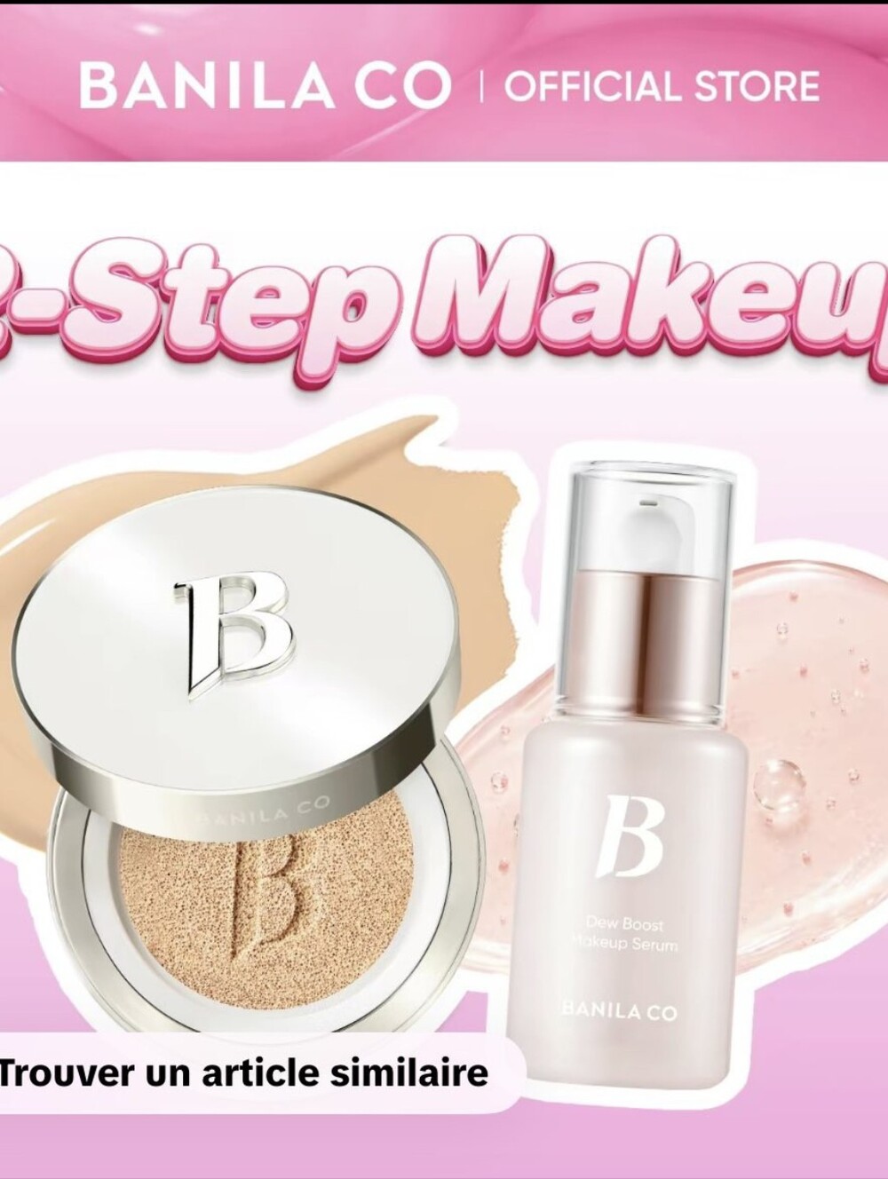“BANILA CO Covericious Ultimate Cushion Foundation + Serum Duo Dewy Glow K-Beaut